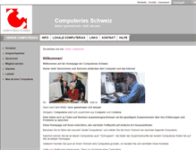 Tablet Screenshot of computerias.ch